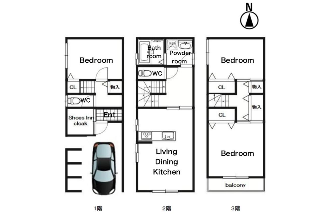 Corlux Villa Oszaka Kültér fotó